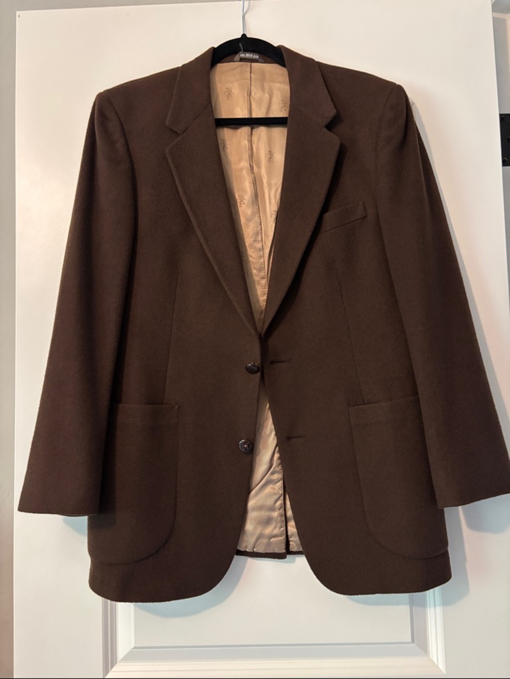 Robt. Grasselle Signature Label Jacket - Black & Gold Trim-Size Large